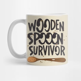 wooden spoon survivor Mug